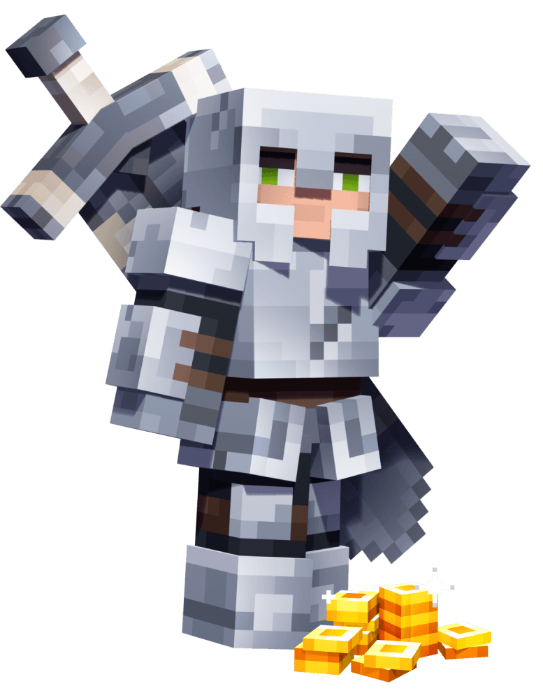 A shimmering pile of gold coins.